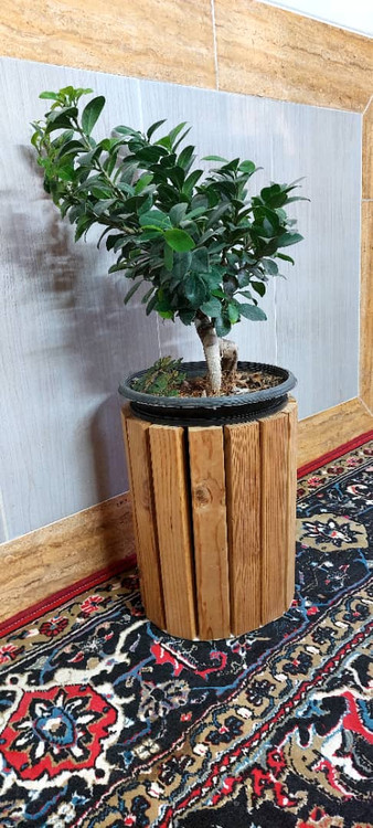 تولیدی گلدان ترموود گرد بنسایی