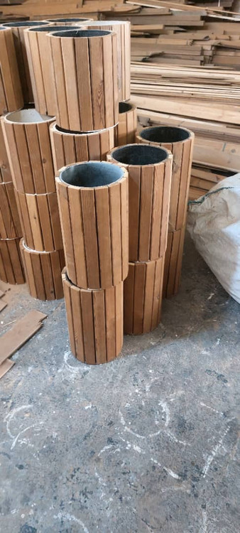 قیمت گلدان ترموود گرد استوانه