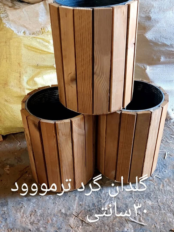 تولیدی گلدان گرد ترمو