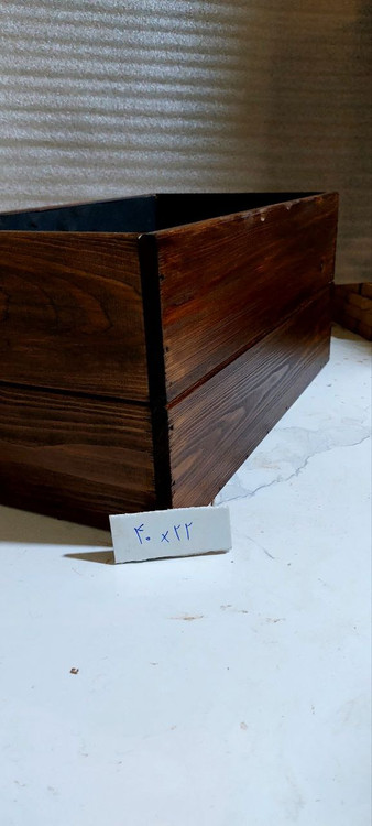 خرید گلدان چوبی