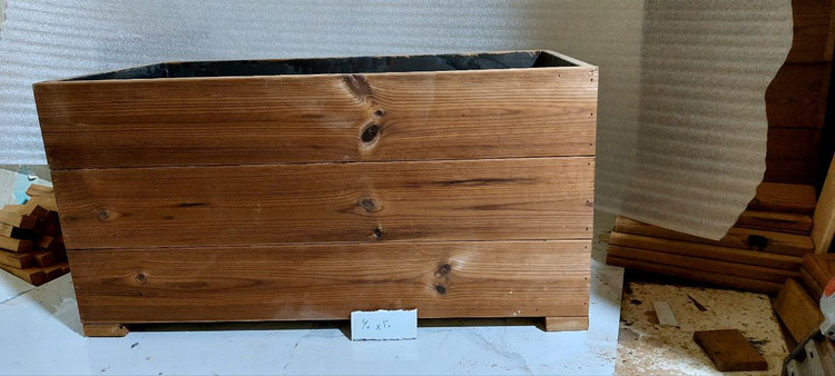 خرید گلدان مستطیلی فلاور باکس ترمووود