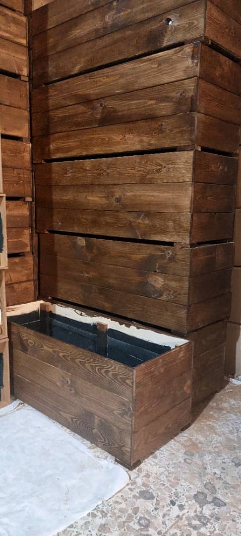 باکس چوبی ترمووود مستطیلی