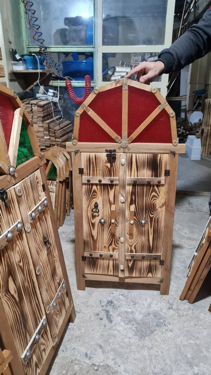 خرید درب چوبی فانتزی یک متری