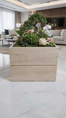 قیمت گلدان بنسای چوبی