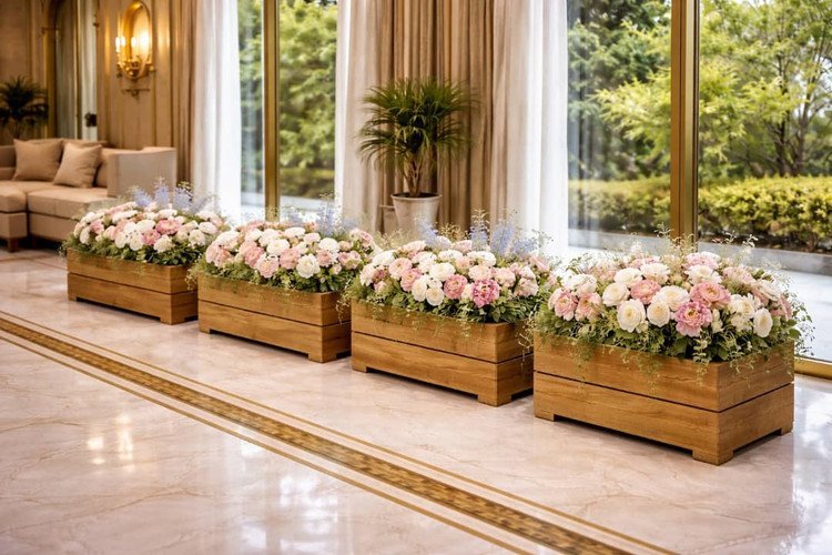 گلدان مستطیلی ترموود ارزان