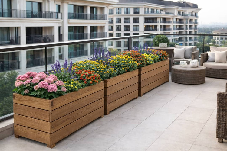 ساخت و خرید گلدان ترمووود