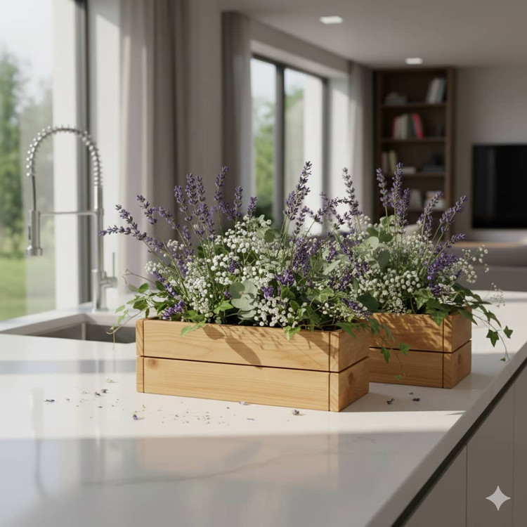 تولیدی گلدان چوبی