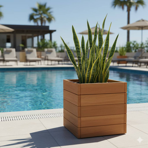 خرید گلدان مربعی ترموود