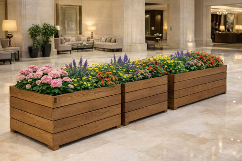 تولیدی فلاور باکس چوبی