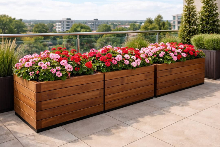 گلدان ترموود روف گاردن