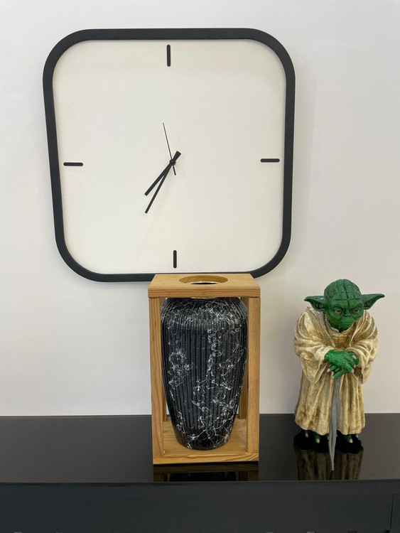 فروش گلدان مشکی مات